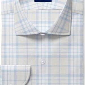 Proper Cloth Men's Custom Grey & Blue California Plaid